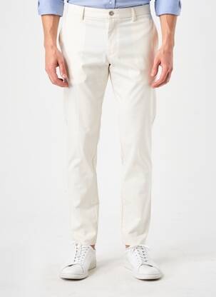 Pantalon chino elasticitate mărime normală alb HACKETT bărbat