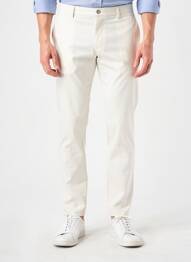 Pantalon chino elasticitate mărime normală alb HACKETT bărbat