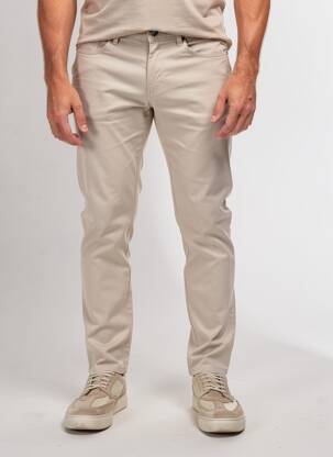 Pantalon slim elasticitate mărime normală bej HACKETT bărbat