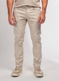 Pantalon slim elasticitate mărime normală bej HACKETT bărbat