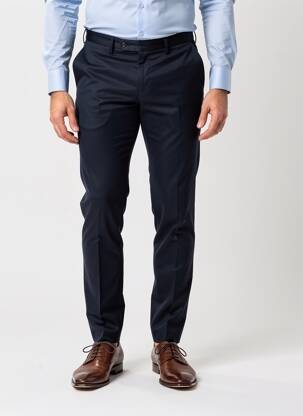 Pantalon slim talie cu cleme mărime normală albastru FACONNABLE bărbat