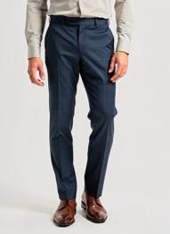 Pantalon slim elasticitate mărime normală albastru IKKS bărbat