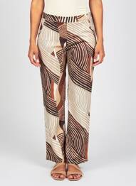 Pantalon drept elasticitate mărime normală bej ESCORPION femeie