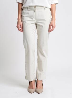 Pantalon chino țesătură poplin mărime normală albastru ATELIER GARDEUR femeie