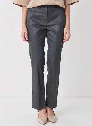 Pantalon slim țesătură acoperită mărime normală gri ATELIER GARDEUR femeie