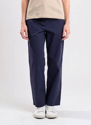 Pantalon chino țesătură poplin mărime normală albastru ARMOR LUX femeie