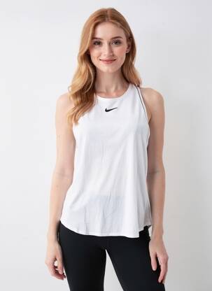 Maiou croială dreaptă fără mâneci alb NIKE femeie