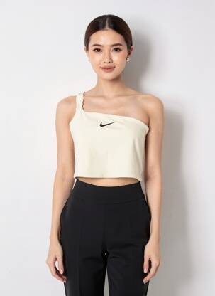 Top elasticitate fără mâneci galben NIKE femeie