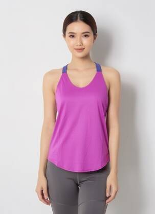 Maiou croială cambrată fără mâneci violet NIKE femeie