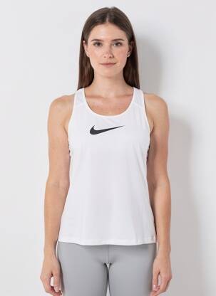 Maiou croială dreaptă fără mâneci alb NIKE femeie