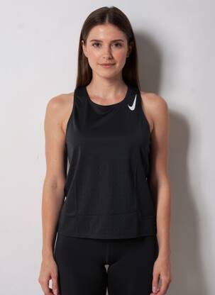 Maiou sport multisport fără mâneci negru NIKE femeie