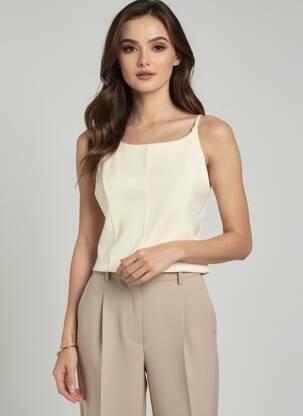 Top croială cambrată fără mâneci galben NIKE femeie