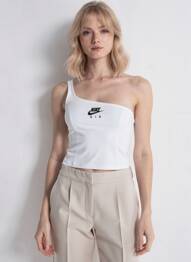 Top elasticitate fără mâneci gri NIKE femeie
