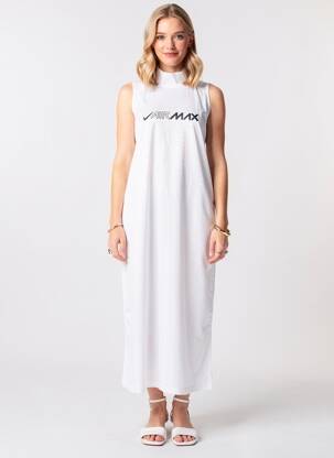 Rochie lungă fără mâneci fără mâneci alb NIKE femeie