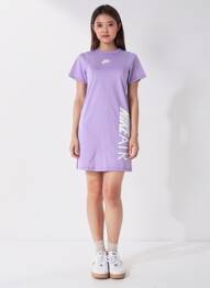 Rochie scurtă mâneci scurte mâneci scurte violet NIKE femeie