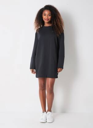 Rochie scurtă mâneci lungi mâneci lungi negru NIKE femeie