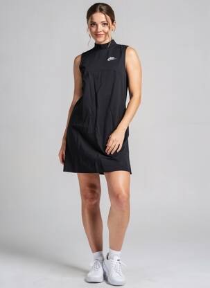 Rochie scurtă fără mâneci fără mâneci negru NIKE femeie