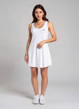 Rochie scurtă fără mâneci fără mâneci alb NIKE femeie