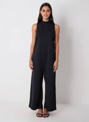 Salopetă-pantalon închidere cu fermoar la spate fără mâneci negru NIKE femeie