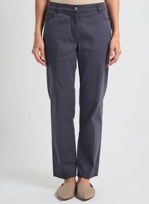 Pantalon drept elasticitate mărime normală albastru GUY DUBOUIS femeie