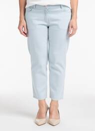 Pantalon 7/8 elasticitate mărime normală albastru GUY DUBOUIS femeie