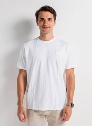 Tricou elasticitate mâneci scurte alb CAMBERABERO bărbat