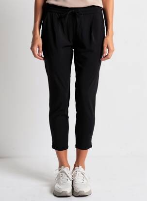 Pantalon 7/8 elasticitate mărime normală negru VERO MODA femeie