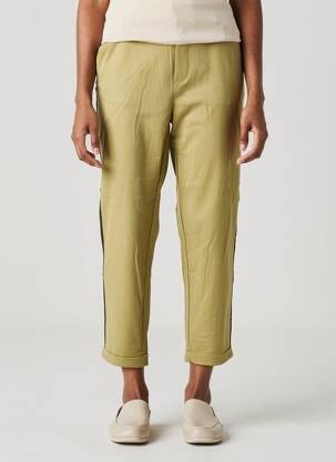 Pantalon 7/8 țesătură poplin mărime normală verde VERO MODA femeie