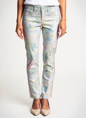 Pantalon slim elasticitate mărime normală gri STREET ONE femeie