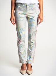 Pantalon slim elasticitate mărime normală gri STREET ONE femeie