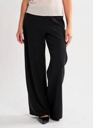 Pantalon larg mărime normală mărime normală negru VERO MODA femeie