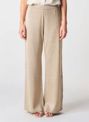 Pantalon larg mărime normală mărime normală auriu VERO MODA femeie