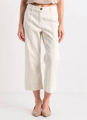 Pantalon 7/8 elasticitate mărime normală alb B.YOUNG femeie