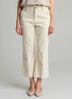 Pantalon 7/8 elasticitate mărime normală alb B.YOUNG femeie