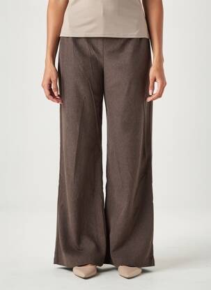 Pantalon larg mărime normală mărime normală maro VERO MODA femeie