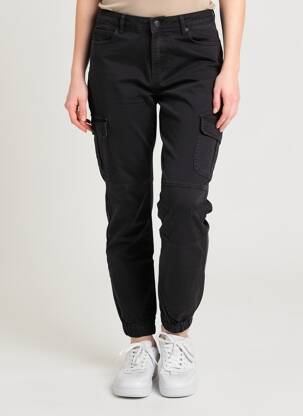 Pantalon cargo strânsă pe partea de jos mărime normală negru VERO MODA femeie
