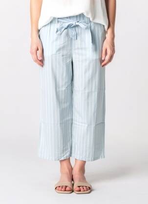 Pantalon 7/8 talie elastică mărime normală albastru VERO MODA femeie