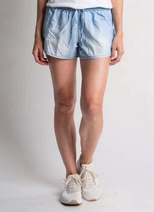 Șort croială fluidă mărime normală albastru & DENIM femeie