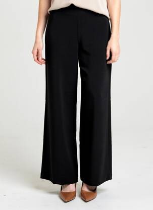 Pantalon larg închidere cu fermoar lateral mărime normală negru VERO MODA femeie