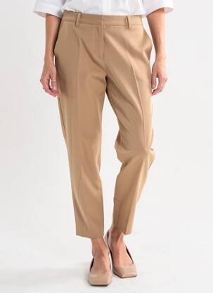 Pantalon chino buzunare talie înaltă bej ICHI femeie