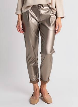 Pantalon 7/8 elasticitate mărime normală bej VERO MODA femeie