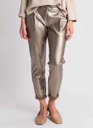Pantalon 7/8 elasticitate mărime normală bej VERO MODA femeie