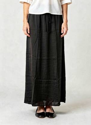 Fustă lungă croială evazată negru VERO MODA femeie