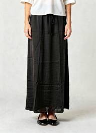 Fustă lungă croială evazată negru VERO MODA femeie