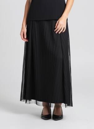 Fustă lungă căptușeală negru VERO MODA femeie
