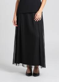 Fustă lungă căptușeală negru VERO MODA femeie