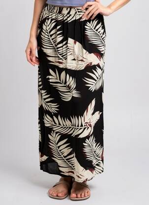 Fustă lungă croială fluidă negru VERO MODA femeie