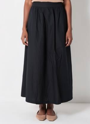 Fustă lungă croială evazată negru VERO MODA femeie
