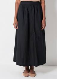 Fustă lungă croială evazată negru VERO MODA femeie