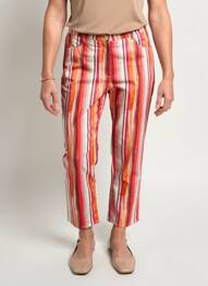 Pantalon 7/8 elasticitate mărime normală portocaliu GEVANA femeie